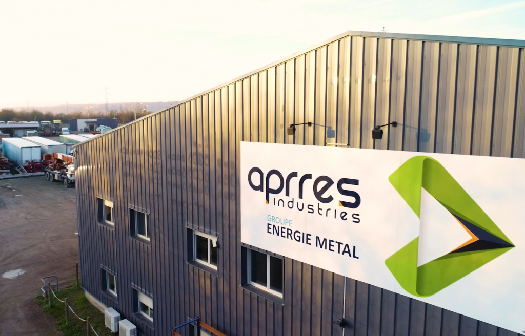 Extérieur entrepôt APRRES Industries - Saint Vincent de Boissey